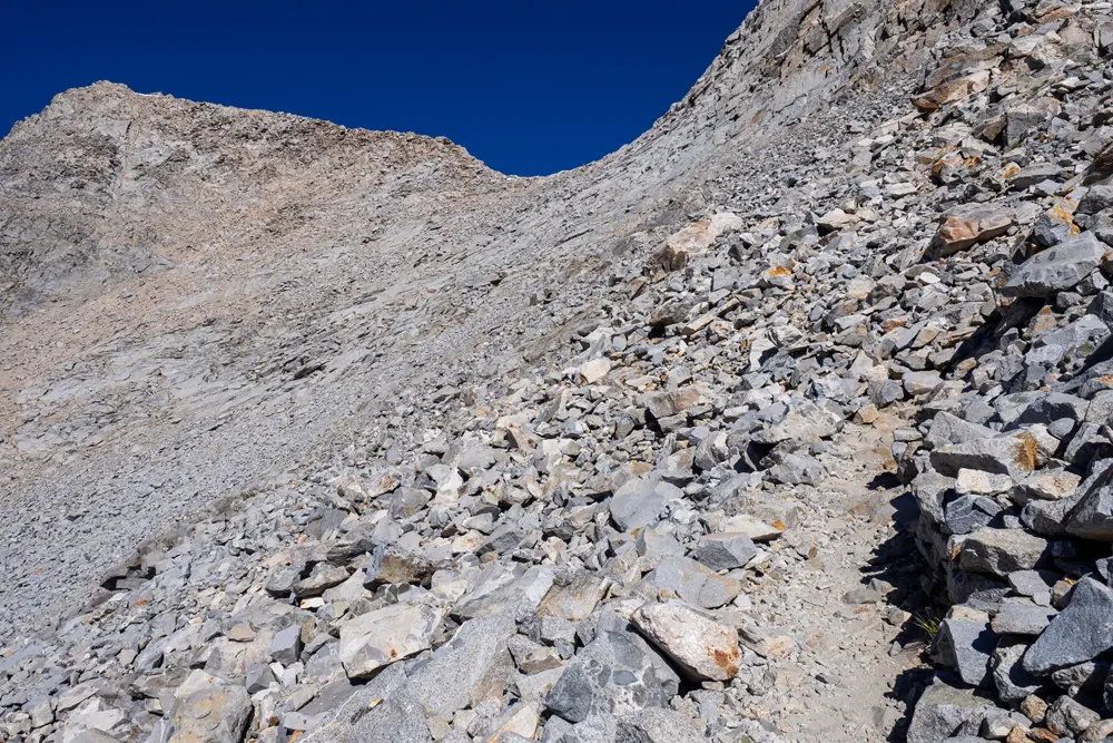 Letzter Aufstieg zum Mather Pass