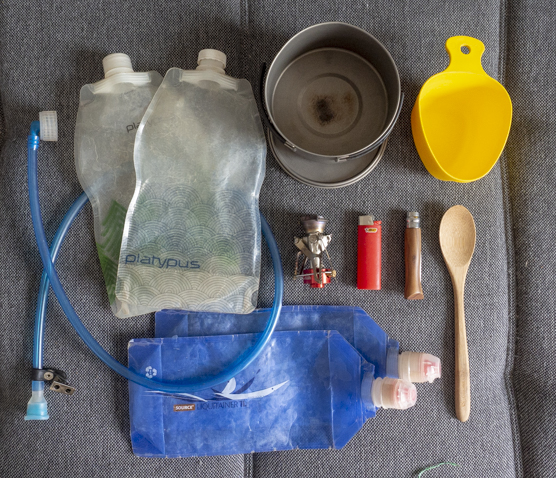 Ausrüstung Essen & Trinken PCT