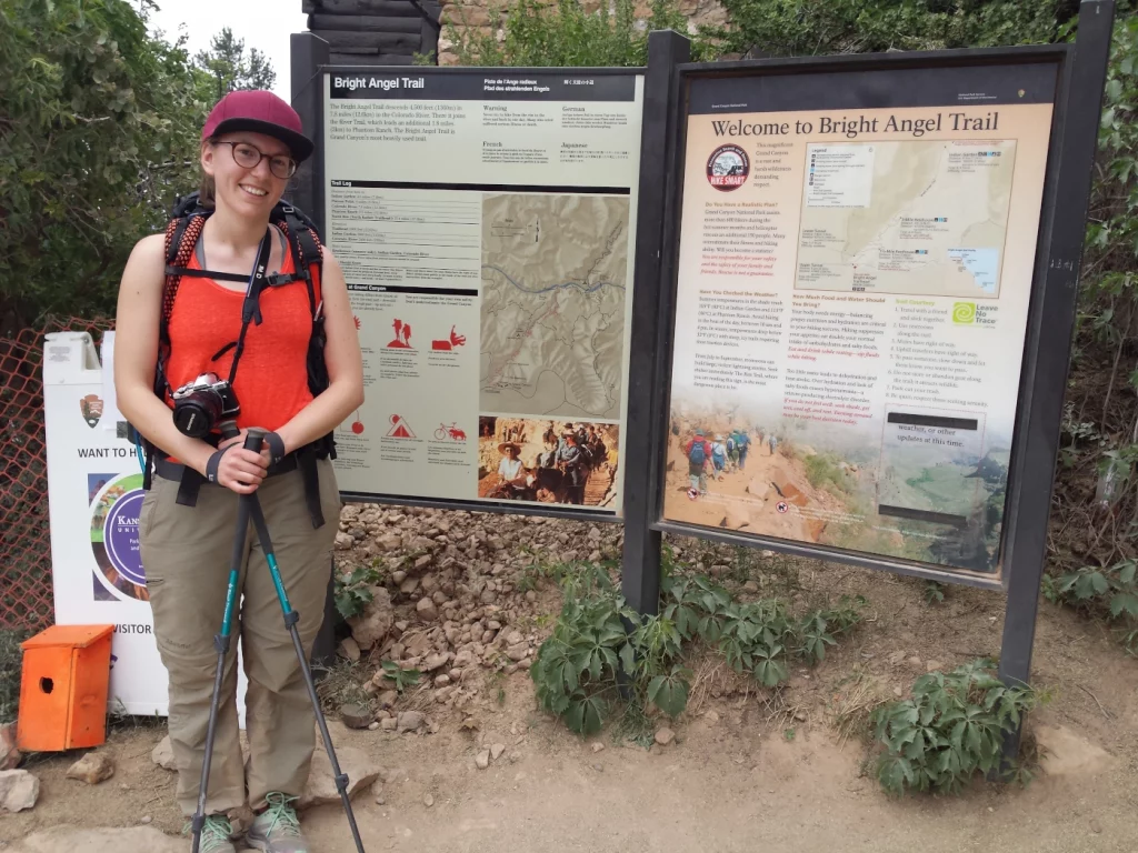 Ich am Ende der Wanderung