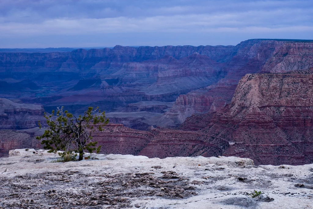 Der Grand Canyon zur blauen Stunde