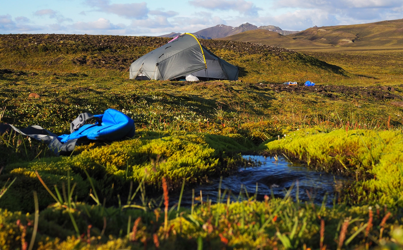 Island Trekking Etappe 1: Tourbeginn auf der F208 zum See Langisjór