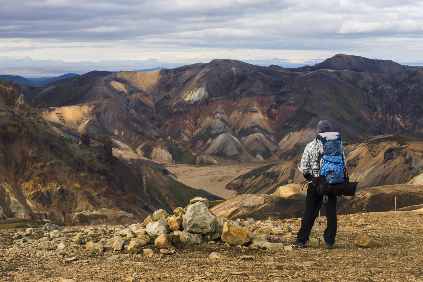 Island Trekking Etappe 4: Das farbenpräch­tige Finale auf dem Laugavegur bis Landmannalaugar
