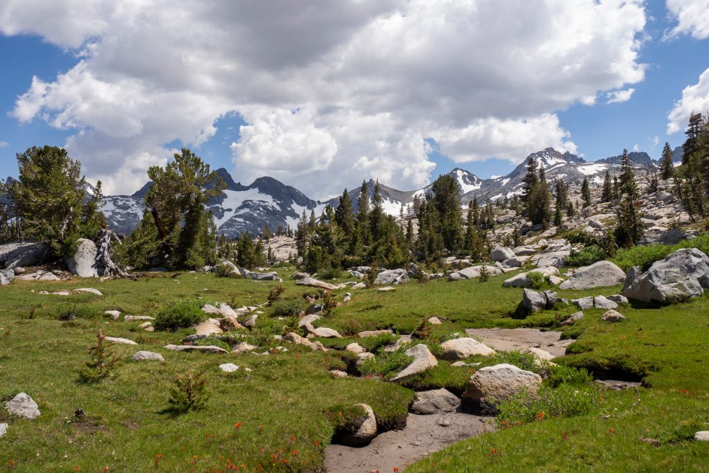 Campmöglichkeit auf dem John Muir Trail