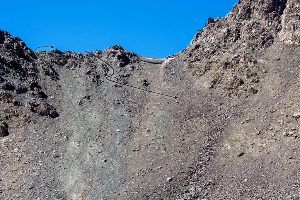 Abstiegsroute vom Archa-Tor-Pass